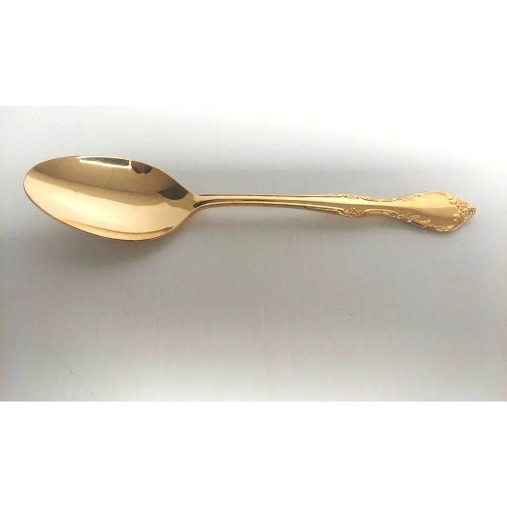 Estia Golden Cascade Plated Electroplate Korea Tablespoons Lot of‎ 8